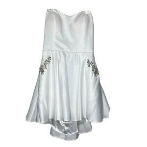🆕 EUREKA Strapless Fit & Flare Satin Dress Size 3X